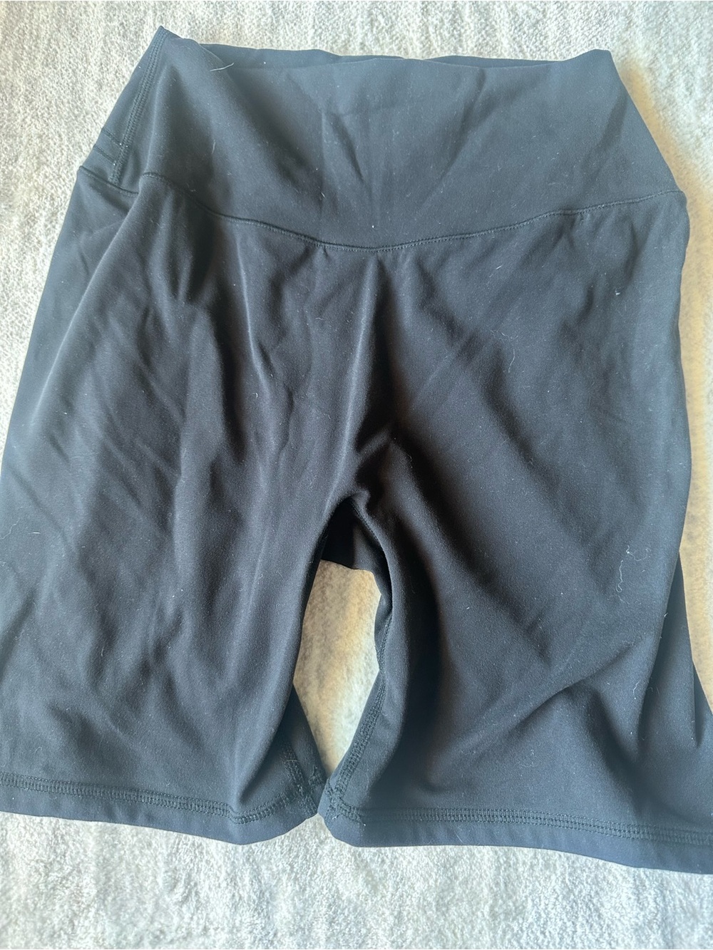 BuffBunny Black micro legacy Athletic Bike Shorts